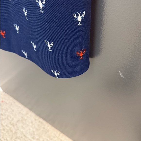 Yumi size 8 (12 UK) GUC lobster Casual Blue Sheath Dress with Crew Neck - Picture 5 of 13